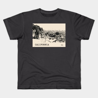 California USA Kids T-Shirt